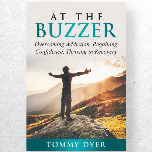 Book cover for inspirational, comeback story out of addiction into recovery! Design by ryanurz