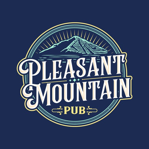 4 season-High end mountain pub on ski mountain and lake Design by AlarArtStudio™