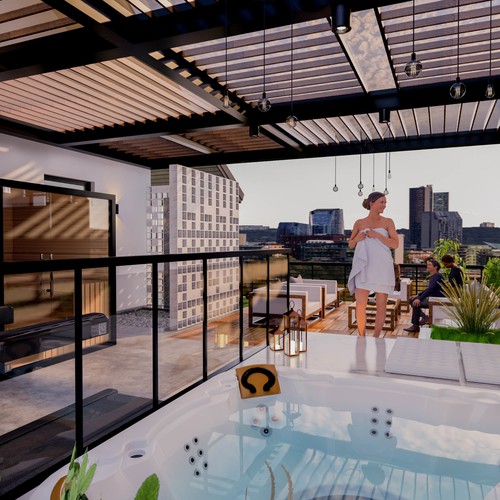 Ideation: Roof Top Terrace Design by Dsateli3r