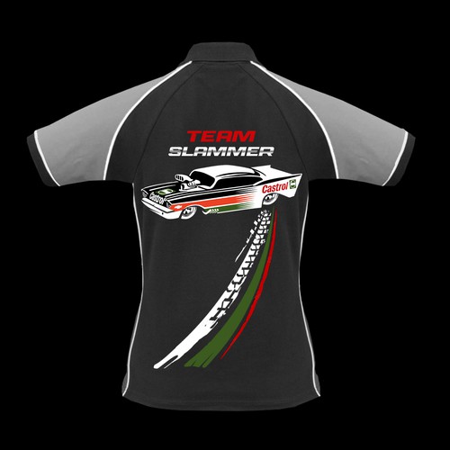Require logo for Team Slammer which  performing display burnouts Diseño de 99Spring