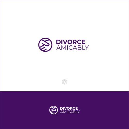 Logo for a new, healthy way for reasonable people to divorce Design by begaenk