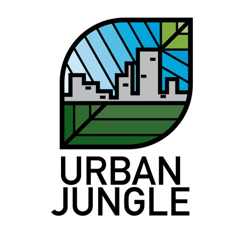 Logo for "Urban Jungle - Bar" - a jungle themed, modern and innovative restaurant Design by emygraph