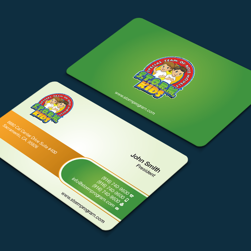 S.T.O.R.M. Program Business Card Design by FishingArtz