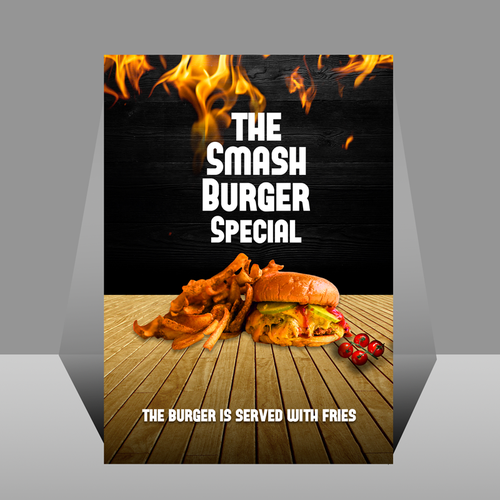 Smash Burger Marketing Materials Design by MJ_DESIGN_HILL