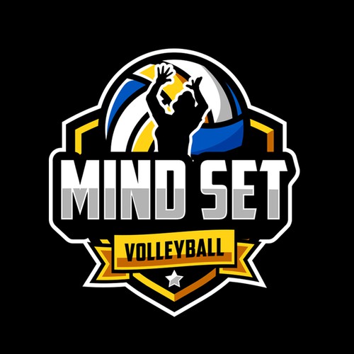 We need a sporty logo for our co-ed volleyball team Design by Athenaッ