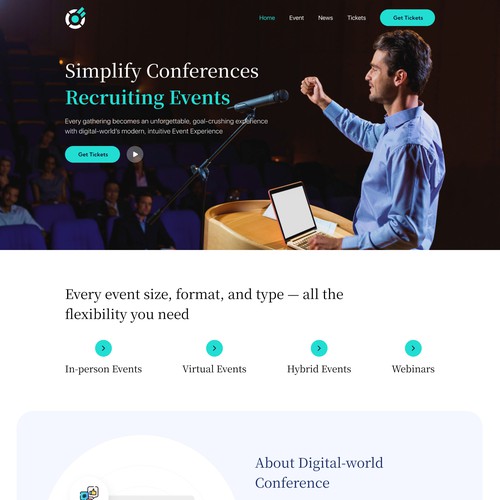 Web page design contest entry by Louis@Design