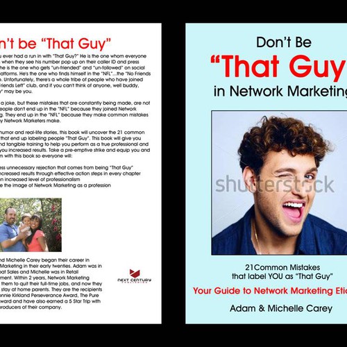 NCP BOOK COVER - Don't Be "That Guy" In Network Marketing Design by NHolm