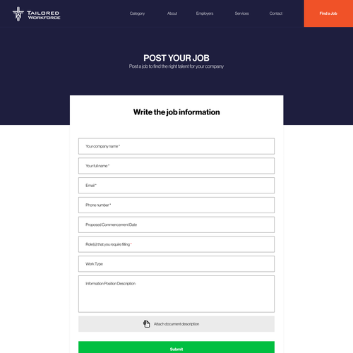 Job Recruitment Website Design by Regar Aldo