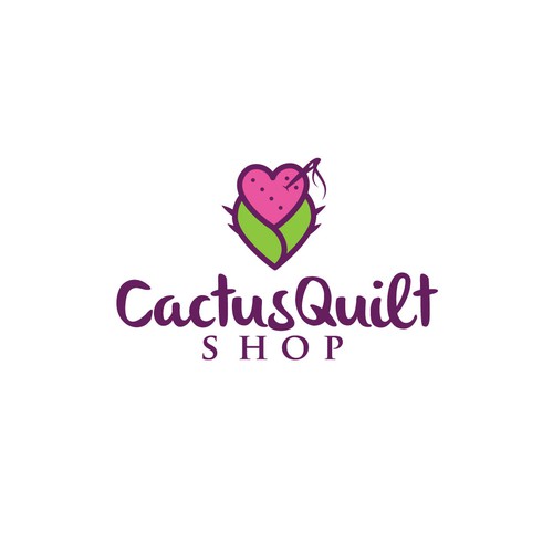 Design a logo for a modern quilt shop! Design by calendula