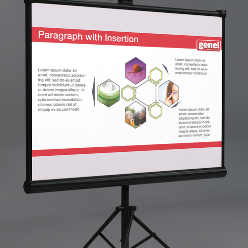 Plantilla de Powerpoint propuesta en el concurso por LuxFlare