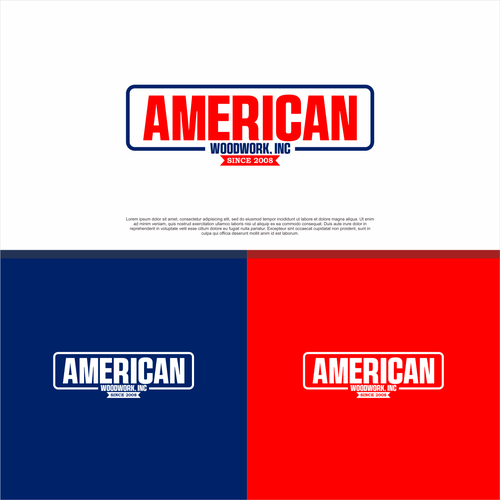 American Woodwork news a new logo Design réalisé par DLVASTF ™