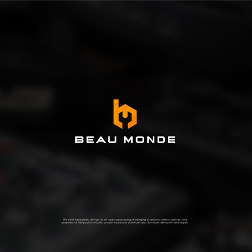 Beau monde logo and business card Logo business card contest