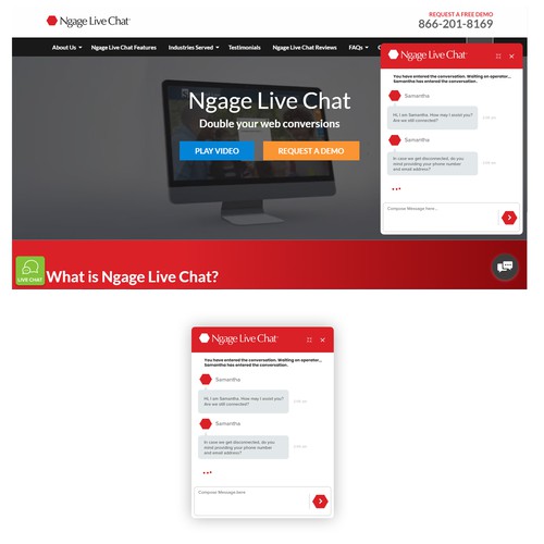 Ngage live chat