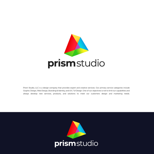 NEW creative logo design for Prism Studio Design by workhard_design