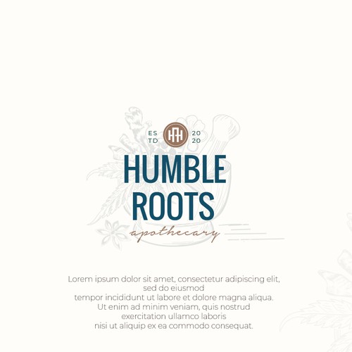 Design a plant-based, health and wellness logo for a new, innovative herbal apothecary. Réalisé par Friendly Label