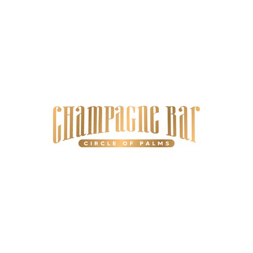 Luxury and modern Champagne Bar logo-ontwerp door TheLogo69