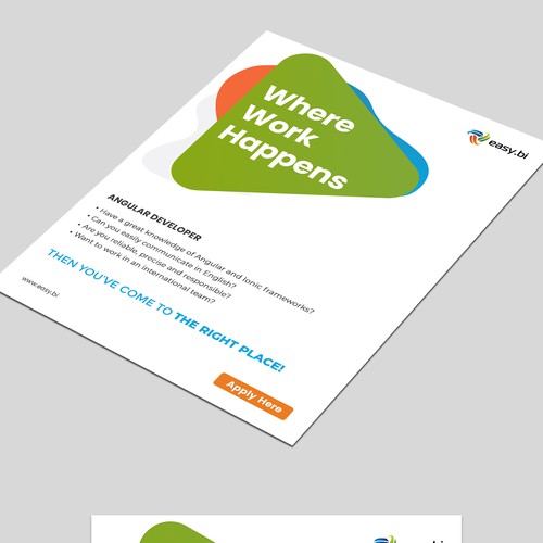 Advertisement template that engages Design by Creativedzine