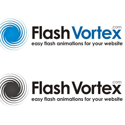 FlashVortex.com logo Diseño de lopez jr.