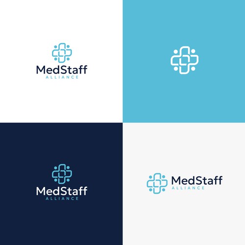 MedStaff Alliance - Logo Design by Kudrah