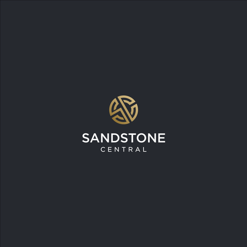 Corporate logo for a sandstone quarry Design by Andhita