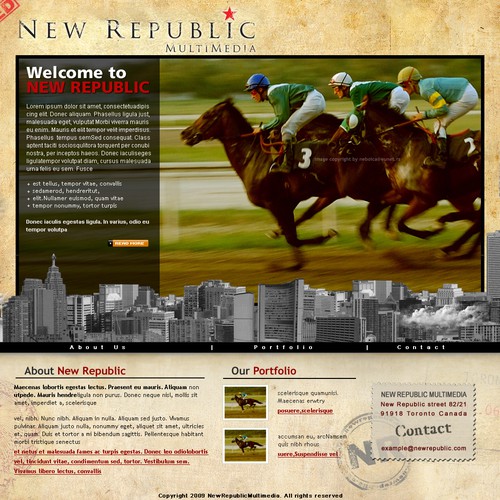 Media Companies New Design. PSD Only! Design by neboica