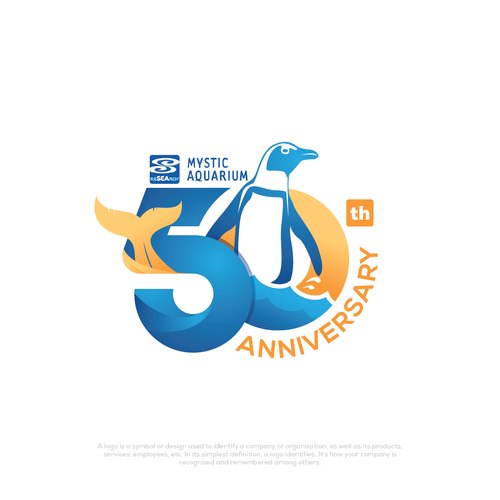 Mystic Aquarium Needs Special logo for 50th Year Anniversary Diseño de Yayan Sopyan