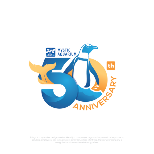 Mystic Aquarium Needs Special logo for 50th Year Anniversary Design von Yayan Sopyan