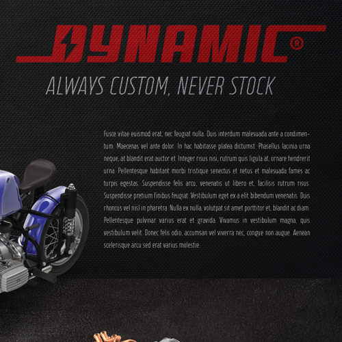 Dynamic Logo & Icon. Specializing in motocross race parts mfg globally Design by jura  ®  w