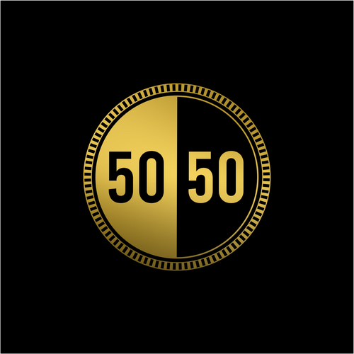 Desing a raffle competition logo for 50/50 Design by Hidden Master