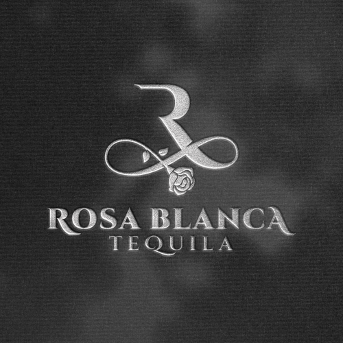 Tequila! A brand a logo that is made with LOVE for a new Tequila Company - ROSA BLANCA Design by Aleta21