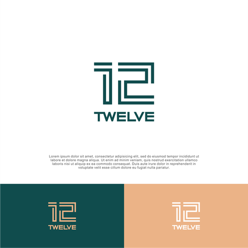 Diseño de Design a Minimalistic and Sophisticated Logo & Brand Identity Pack for 'Twelve' Guesthouse in Bali" de Ikan Tuna