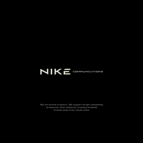 Nike Communications Logo Contest Design by TimelessArts