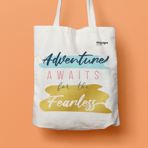 Typographic illustration to inspire and empower women Design by fonhea