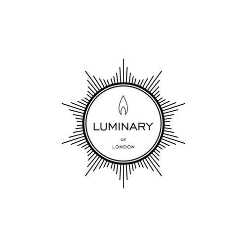 Create a logo for luxury candle brand, Luminary of London Logo design