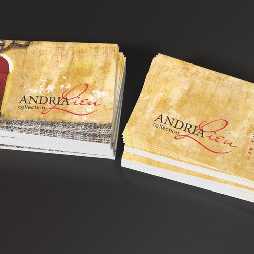 Create the next business card design for Andria Lieu Design by buleuleon