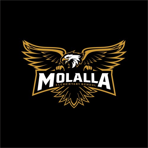 Molalla Elementary School Eagle Logo Design by indraDICLVX