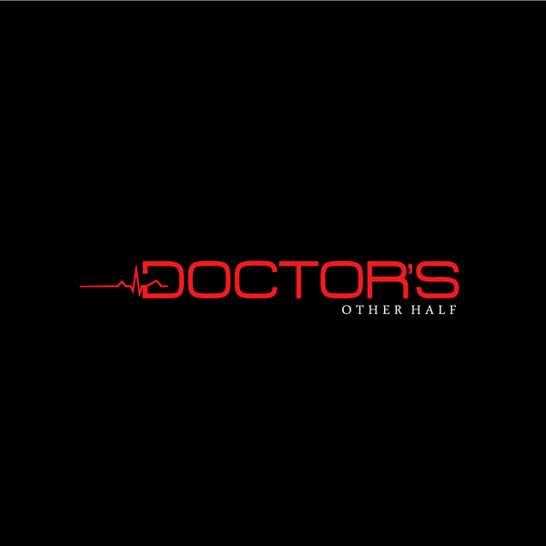 Create a catchy simple logo that captures a unique perspective of becoming a doctor