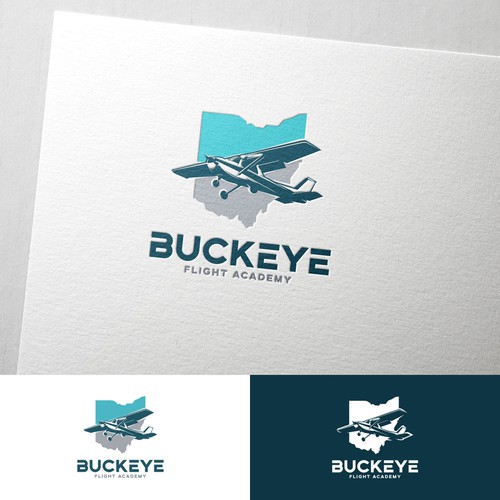 Design Flight School logo design por Djulae