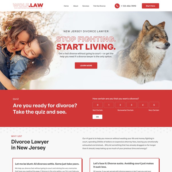 Wolf Law Website