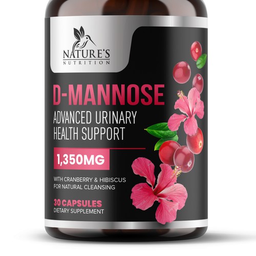 Colorful D-Mannose Design Needed for Nature's Nutrition-ontwerp door GayanMH