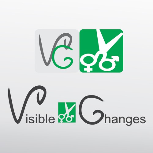 Design di Create a new logo for Visible Changes Hair Salons di Miu MIu