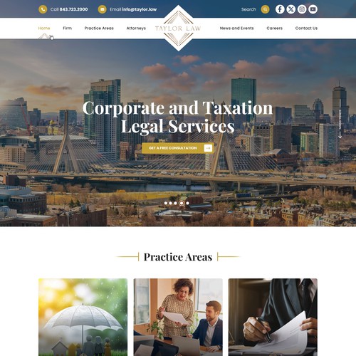 Taylow.Law Website and Software Platform Design by pb⚡️