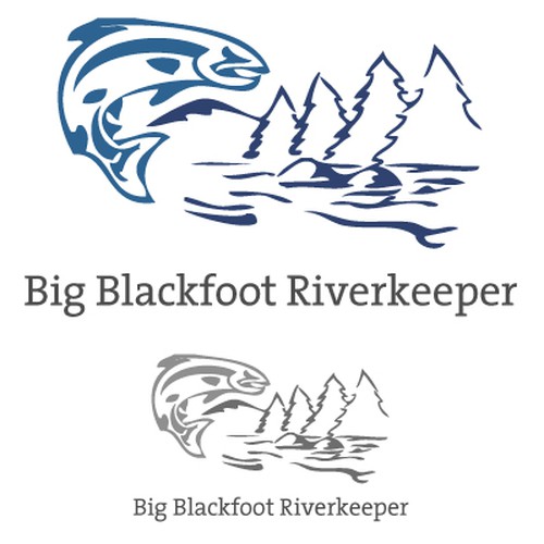 Logo for the Big Blackfoot Riverkeeper Diseño de ingramm