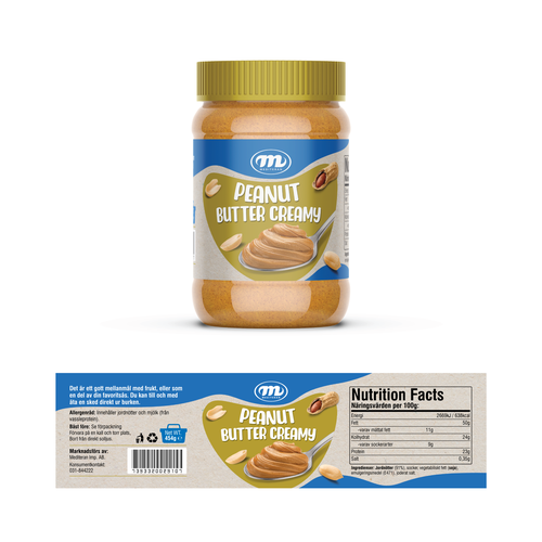 We need a Peanut Butter label that stand out. Design by Rumon79