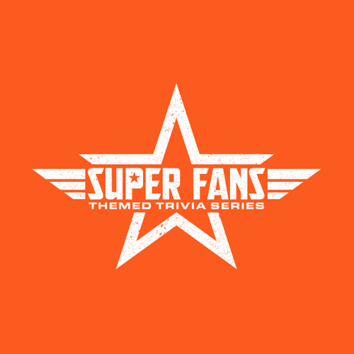 SUPER FANS Theme Trivia Series Logo Design by Alexa_27