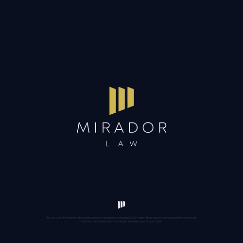 Logo for Women-Owned Law Firm that Specializes in Complex Trials Design by Ikonia-studio