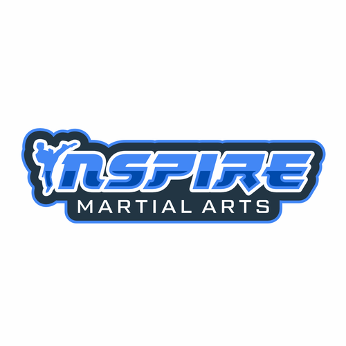iNSPIRE. Shooting star design? Child development martial arts school. Design by HTM