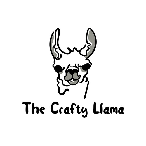 Simple and friendly Llama design Design by Deduder