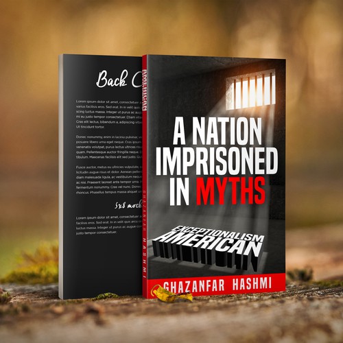 American Exceptionalism - A Nation Imprisoned in Myths - Book Cover Design by Nicholas Crasta