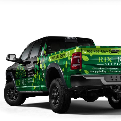 Truck wrap design Design by Art Mahno ✔